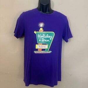 Holiday Inn T Shirt Medium Gently worn 100% cotton 19" armpit to armpit seams